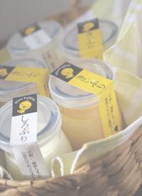 プリンのラベルデザイン