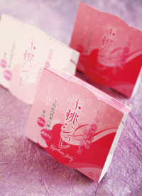 ゼリーのパッケージデザイン