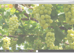 ぶどう農園ホームページ制作